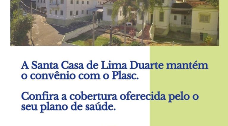 Santa Casa de Lima Duarte mantém o convênio com o Plasc.